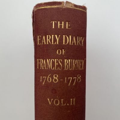 THE EARLY DIARY OF Frances Burney 1768-1778