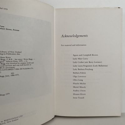 JEAN BEGG, C.B.E. Her Story