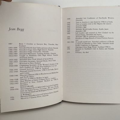 JEAN BEGG, C.B.E. Her Story