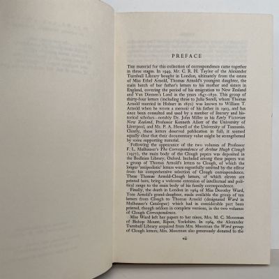 NEW ZEALAND LETTERS of THOMAS ARNOLD the Younger
