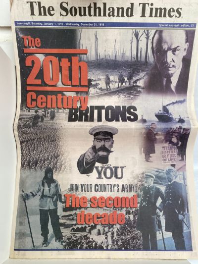 OLD NEWSPAPER: The Southland Times, Invercargill - A Century of News 1900 - 1999