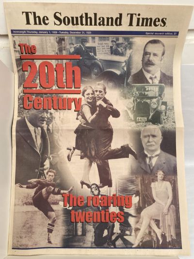 OLD NEWSPAPER: The Southland Times, Invercargill - A Century of News 1900 - 1999