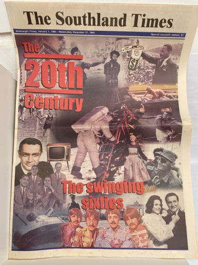 OLD NEWSPAPER: The Southland Times, Invercargill - A Century of News 1900 - 1999