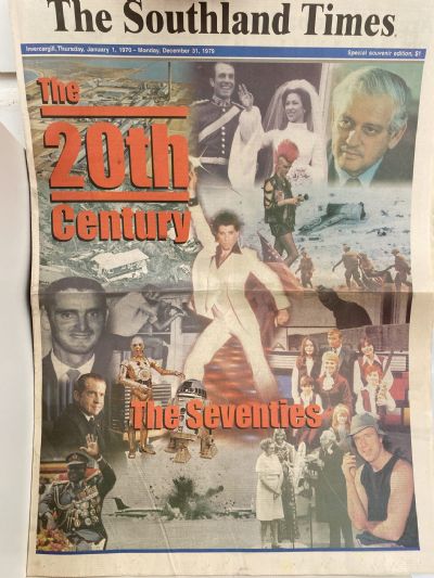 OLD NEWSPAPER: The Southland Times, Invercargill - A Century of News 1900 - 1999