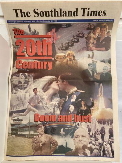 OLD NEWSPAPER: The Southland Times, Invercargill - A Century of News 1900 - 1999