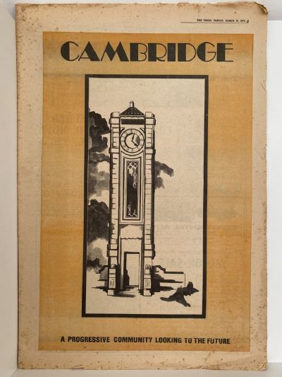OLD NEWSPAPER: The Times, 29 March 1974 - Cambridge Special Feature