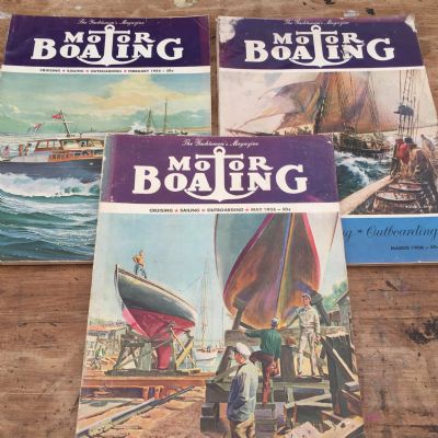 Motor Boating Magazines 1958