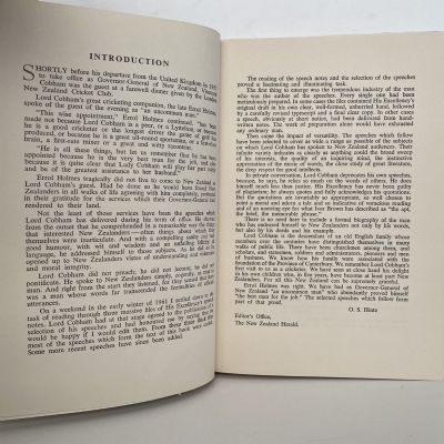 LORD COBHAM'S SPEECHES