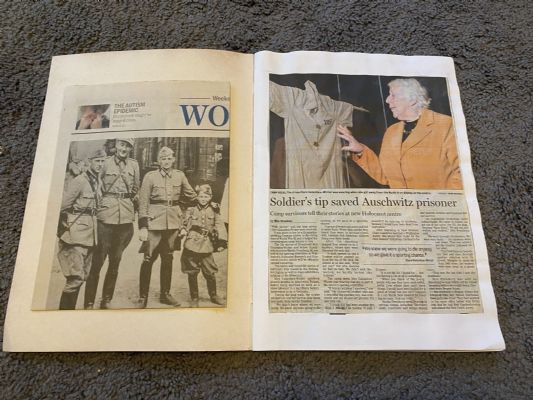 4 SCRAPBOOKS of assorted Wartime Newspaper cuttings