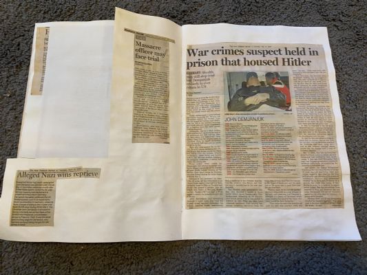 4 SCRAPBOOKS of assorted Wartime Newspaper cuttings