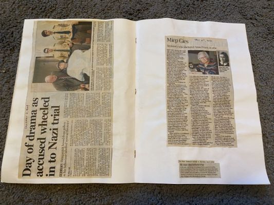 4 SCRAPBOOKS of assorted Wartime Newspaper cuttings