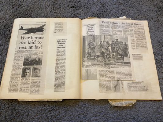 4 SCRAPBOOKS of assorted Wartime Newspaper cuttings