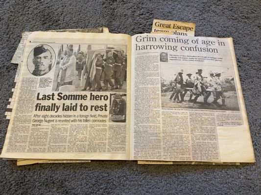 4 SCRAPBOOKS of assorted Wartime Newspaper cuttings
