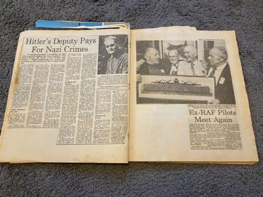4 SCRAPBOOKS of assorted Wartime Newspaper cuttings