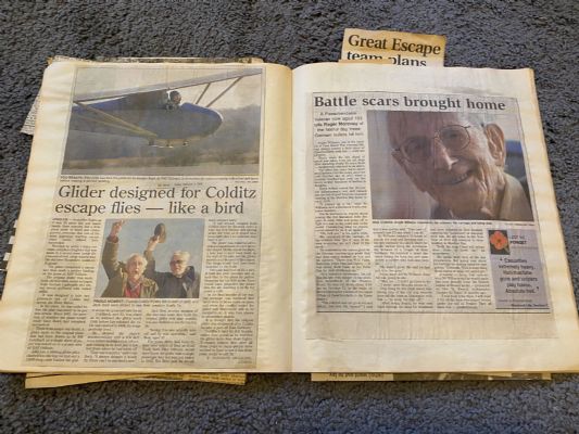 4 SCRAPBOOKS of assorted Wartime Newspaper cuttings
