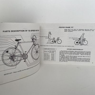 10 Speed Bicycle Manual