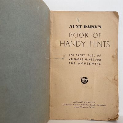 AUNT DAISY Handy Hints: Full of Valuable Hints for the Housewife