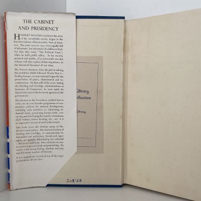 THE MEMOIRS OF HERBERT HOOVER: Volumes 1 and 2