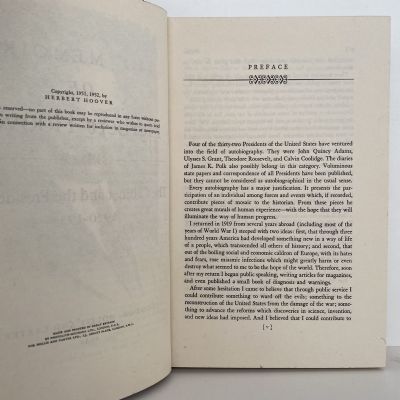 THE MEMOIRS OF HERBERT HOOVER: Volumes 1 and 2