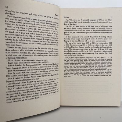 THE MEMOIRS OF HERBERT HOOVER: Volumes 1 and 2