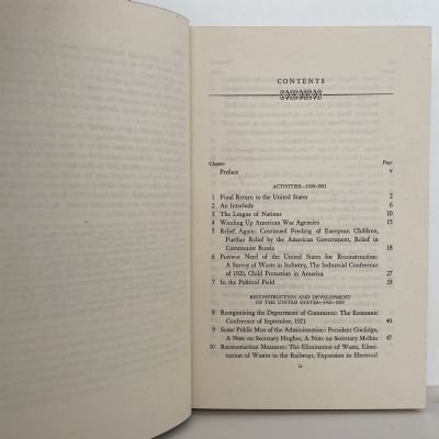 THE MEMOIRS OF HERBERT HOOVER: Volumes 1 and 2