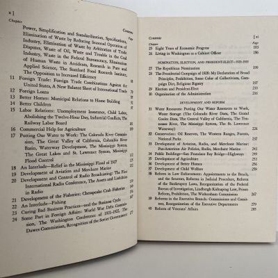THE MEMOIRS OF HERBERT HOOVER: Volumes 1 and 2