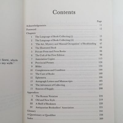 Understanding Book Collecting