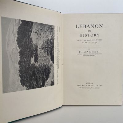 LEBANON IN HISTORY: From Earliest Times to the Present