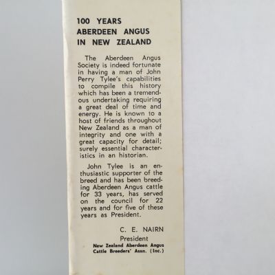ABERDEEN ANGUS: 100 Years in New Zealand