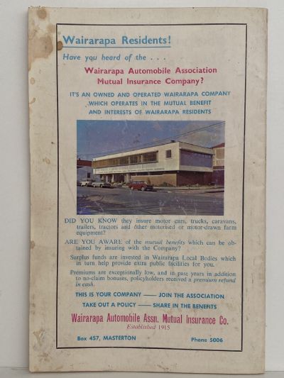 AA BREAKDOWN HANDBOOK: North Island of New Zealand 1971-72