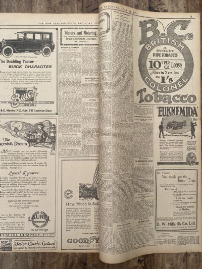 OLD NEWSPAPER: The New Zealand Times, Saturday 12 July 1924