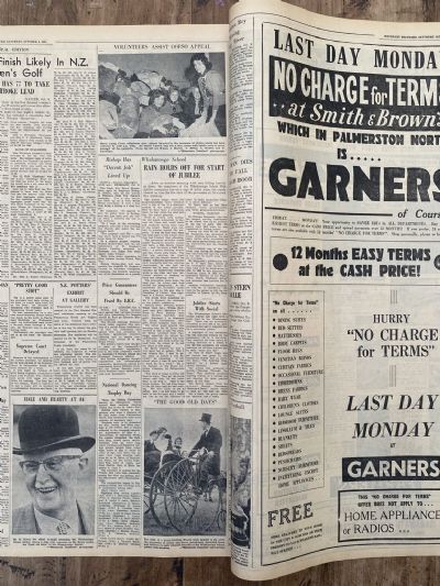OLD NEWSPAPER: Manawatu Evening Standard - Saturday 6 October 1962