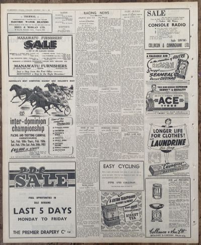 OLD NEWSPAPER: Manawatu Evening Standard - Saturday 3 February 1951