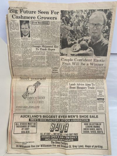 OLD NEWSPAPER: The New Zealand Herald, 18 September 1987