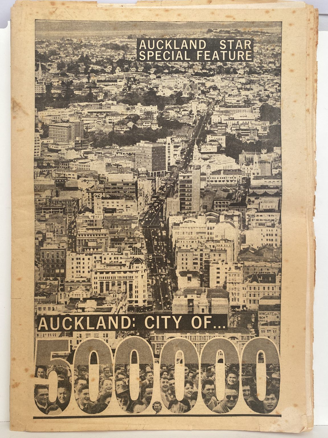 OLD NEWSPAPER: Auckland Star - City of 500,000 Special Feature, 30 May 1964
