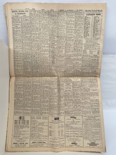 OLD NEWSPAPER : The New Zealand Herald, July 25th 1969 - Moon Landing Special