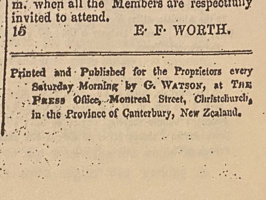 OLD NEWSPAPER: Christchurch Press, Vol 1-Vol 1, 25 May 1861