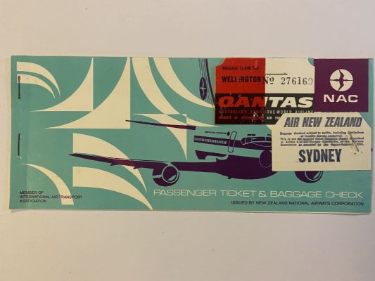 AVIATION MEMORABILIA: Vintage TEAL / NAC / Air New Zealand 1958 - 2014
