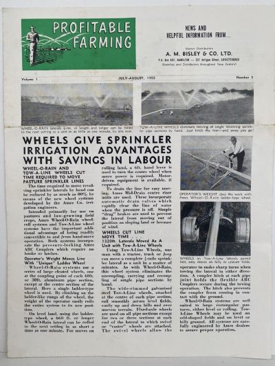 FARMING BULLETIN: Profitable Farming - A M Bisley & Co. 1955
