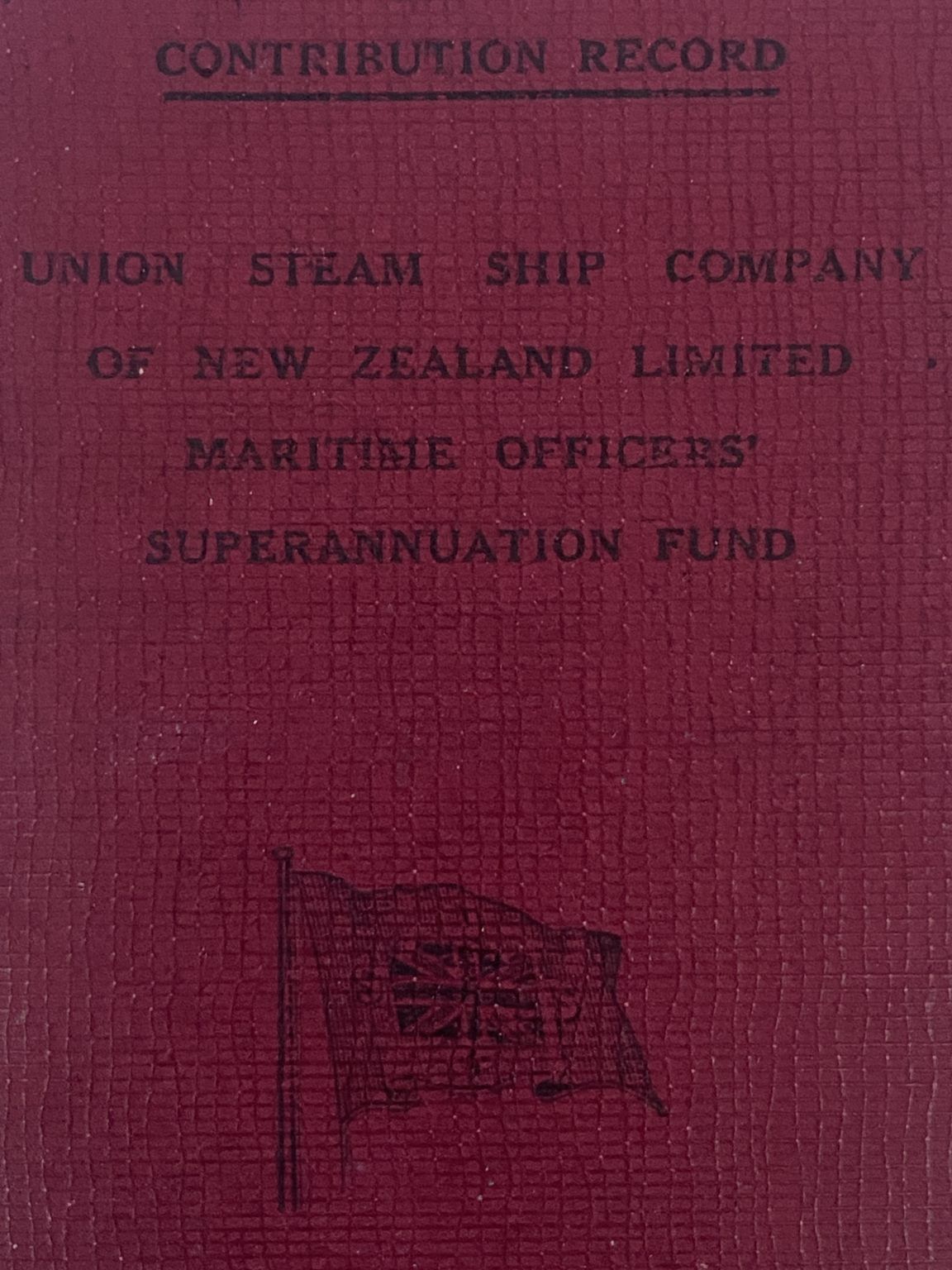 UNION STEAMSHIP COMPANY: Pocket Contribution Record to Super Fund 1946