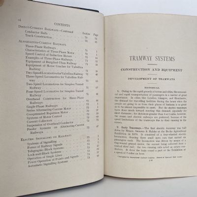 ICS REFERENCE LIBRARY 22 - Electric Tramways and Railways and Signalling