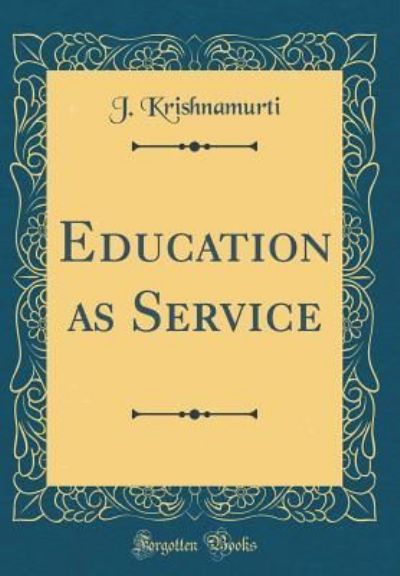 Education As Service 