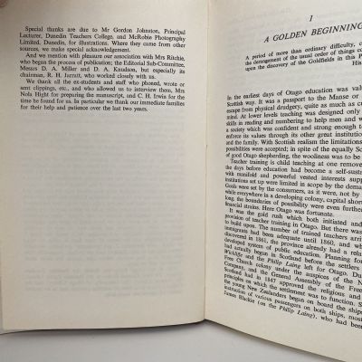 DUNEDIN TEACHERS COLLEGE: The first Hundred Years