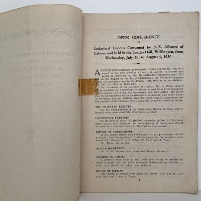 CONFERENCE OF INDUSTRIAL UNIONS - Convened