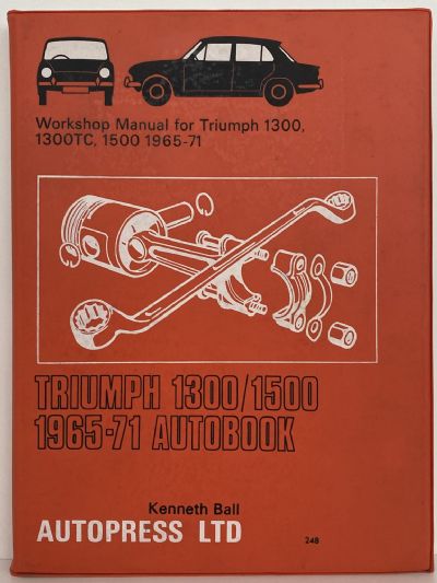 TRIUMPH 1300TC / 1500 1965 to 1971 Autobook