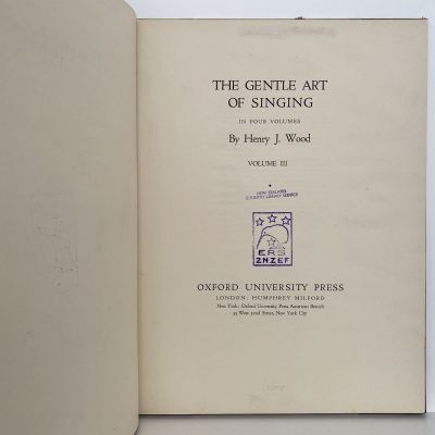 THE GENTLE ART OF SINGING