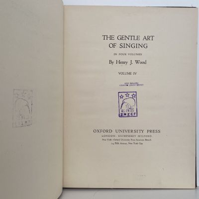 THE GENTLE ART OF SINGING