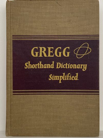 GREGG Shorthand Dictionary Simplified