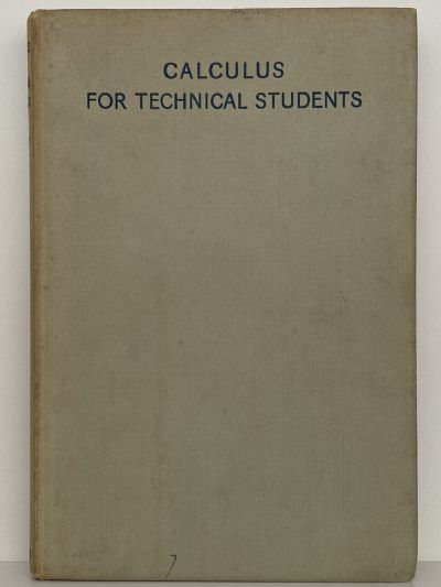 CALCULUS for Technical Students