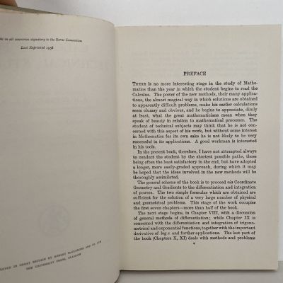 CALCULUS for Technical Students
